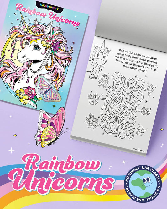 Kaleidoscope Colouring Kit Rainbow Unicorns