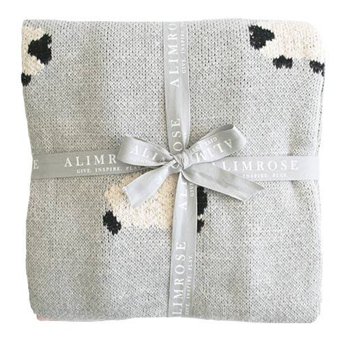 Baby Blanket 'Baa Baa' Grey