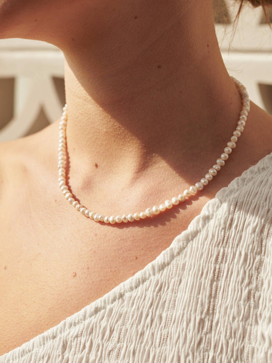 Freshwater Pearl Gold Plated Choker