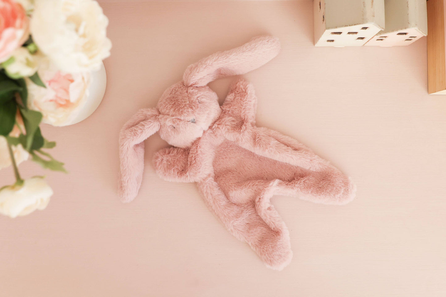 Darcey Bunny Comforter 30cm Petal