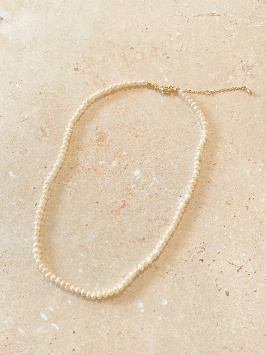 Freshwater Pearl Gold Plated Choker