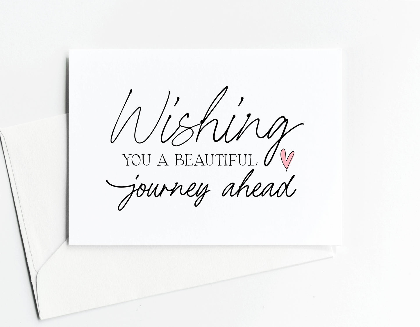 Wedding Congratulations Card Beautiful Journey of Love