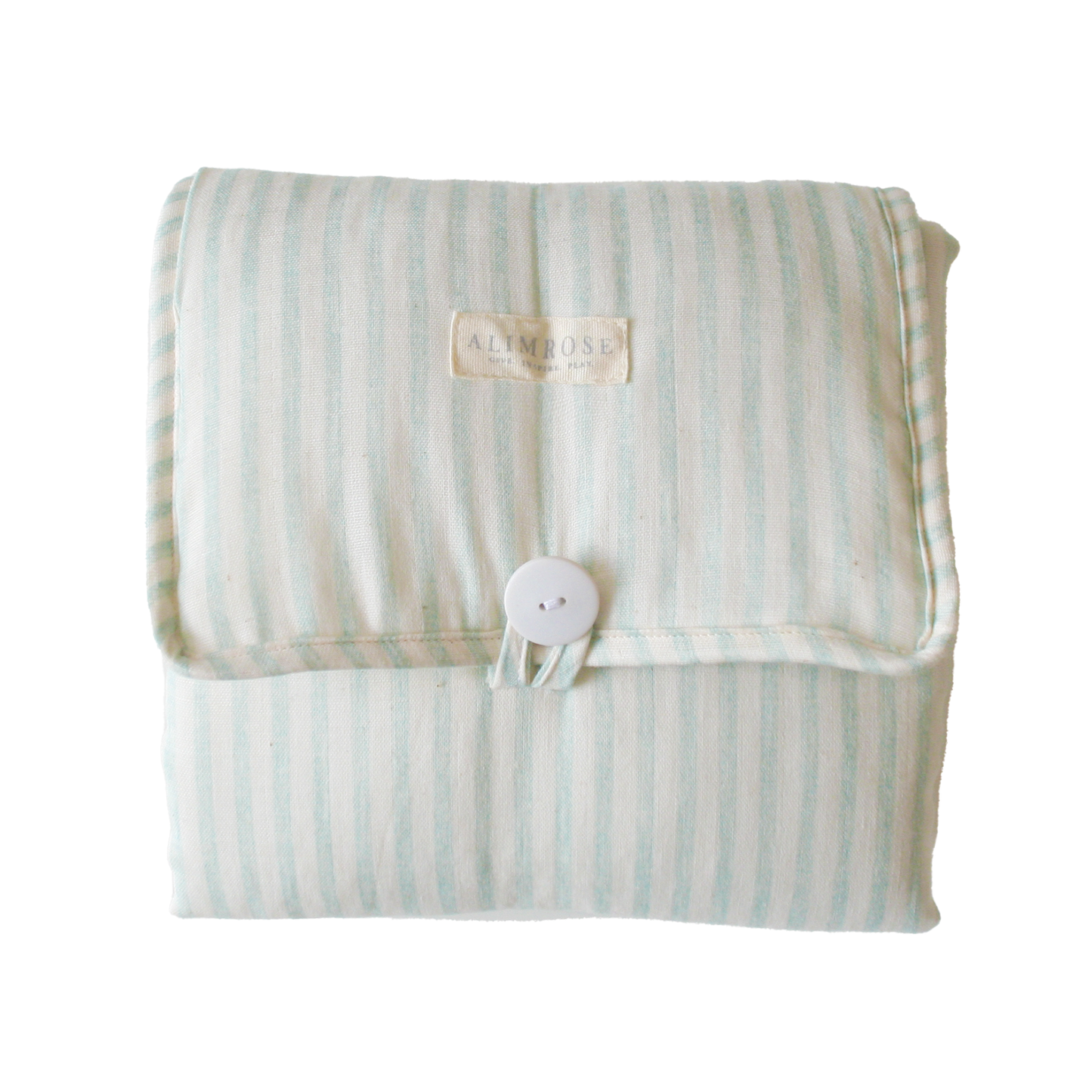 Little Traveller Change Mat Sage Stripe