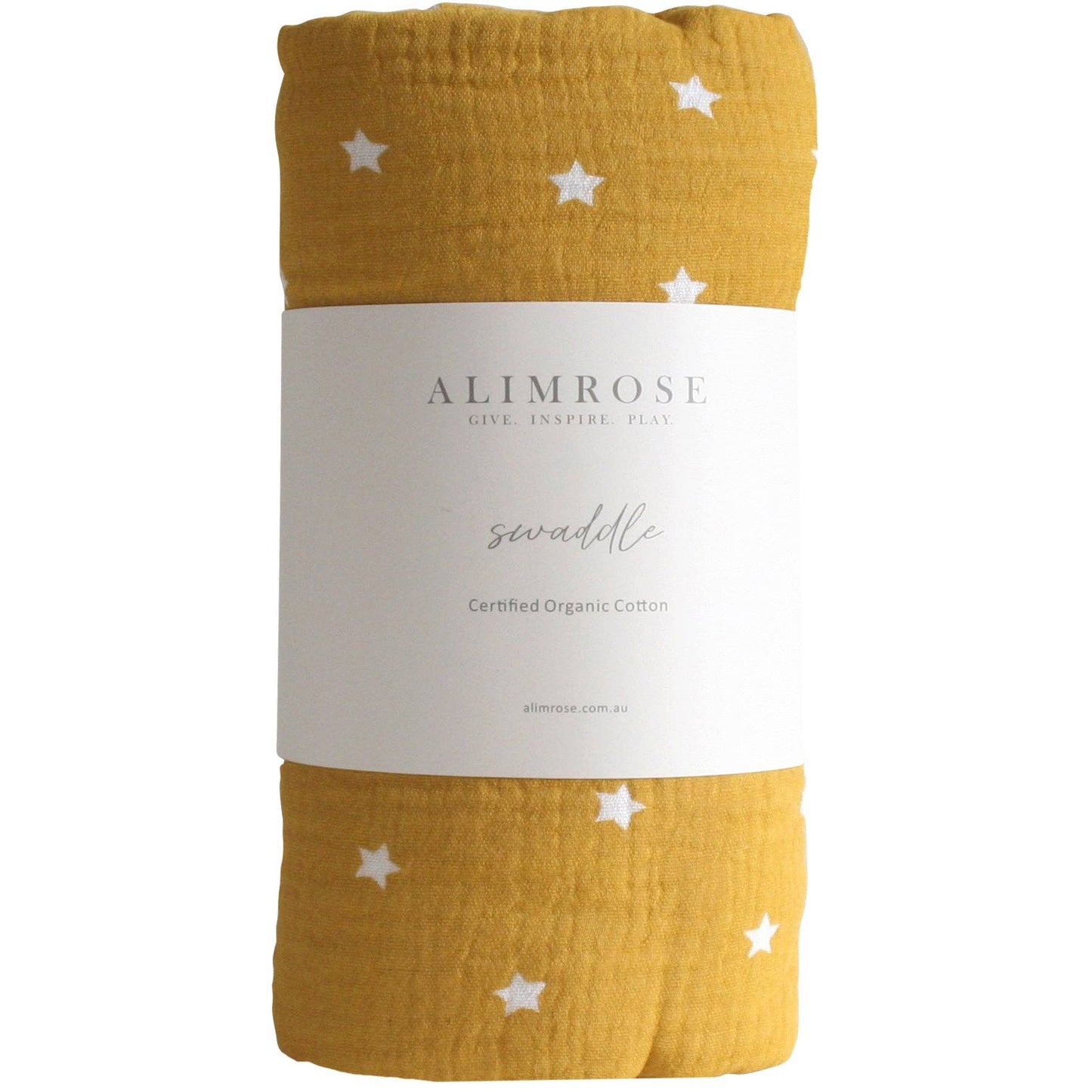 Muslin Swaddle Starry Night Butterscotch