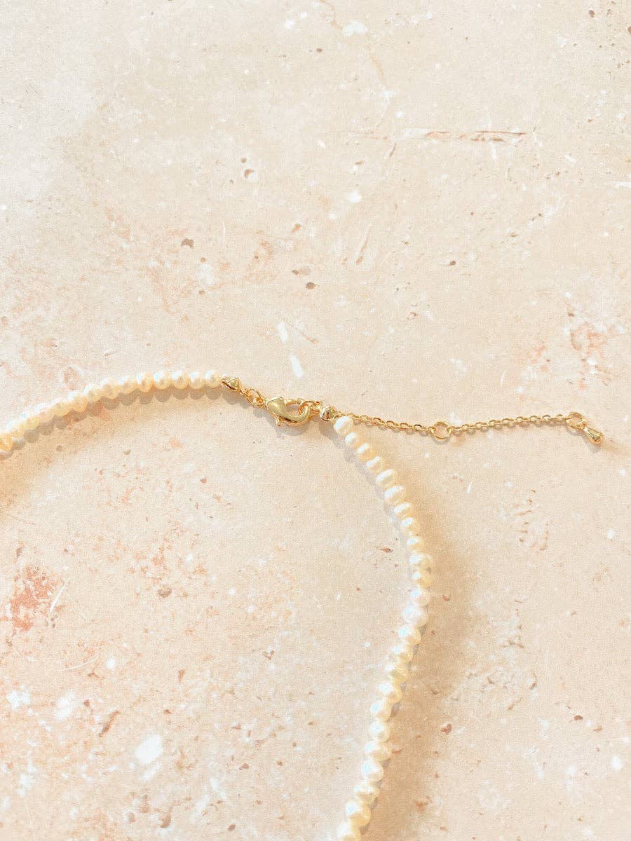 Freshwater Pearl Gold Plated Choker