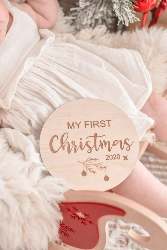 My First Christmas Plaque 2024