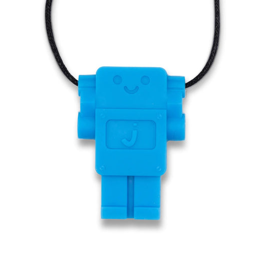 Robot Chew Pendant by Jellystone Designs | Blue Hawaiian